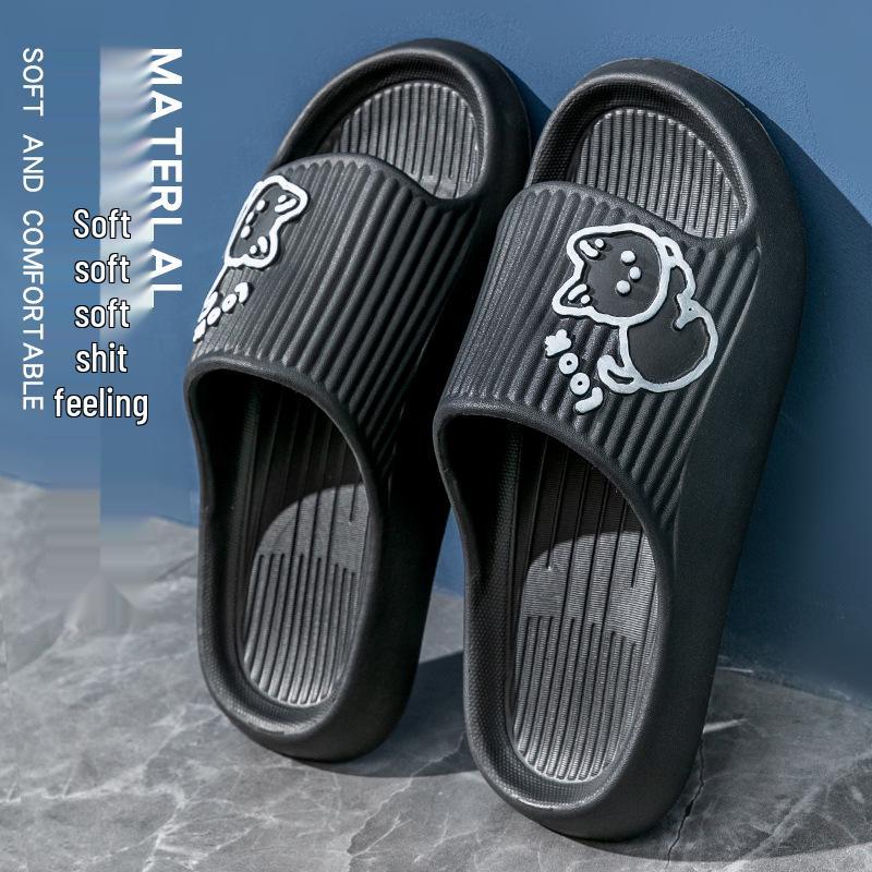 Благоприятные красные нескользящие тапочки для ванной для пары - Мягкая толстая подошва для летних свадеб