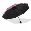 1pc Magical Girl Outdoor Umbrella - Automatic Opening/Closing, 3-Fold Design, Starry Sky Print, Perfect Gift for Fans, Travelers, Daily Use.J069