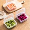 2 Pieces Butter Cheese Storage Box Fresh Keeping Organizer Transparent Fruit Vegetable Storage Box Portable Refrigerator