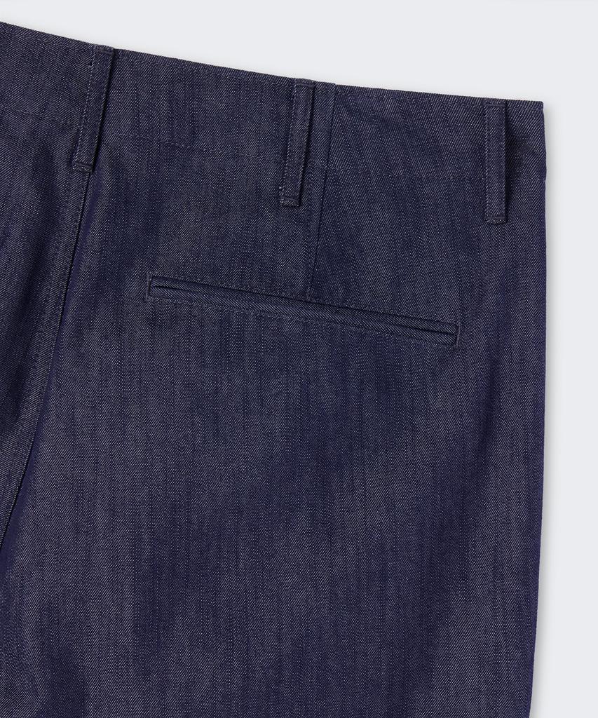 MUSINSA STANDARD Slub Denim-Like Officer Pants [Medium Indigo]