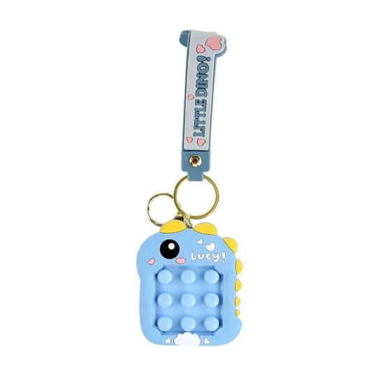 Push Bubble Bead Maze Game Брелок для снятия стресса Портативный пресс Bubble Сенсорная игрушка-непоседа Рюкзак Висячие украшения для мальчиков и девочек Рождественские подарки