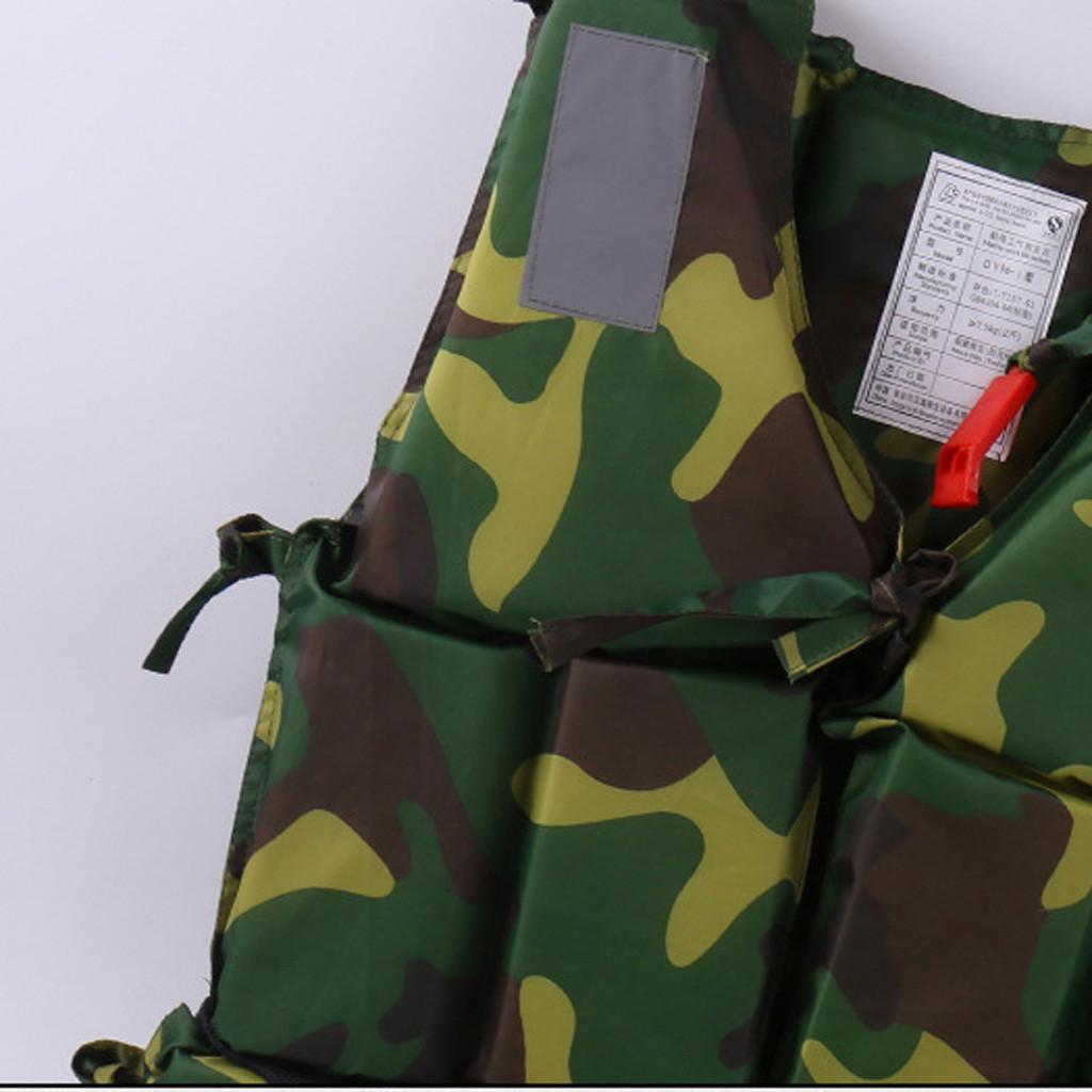 (Kung Pao Chicken)Adults Life Jacket Aid Vest Kayak Buoyancy Fishing Watersport