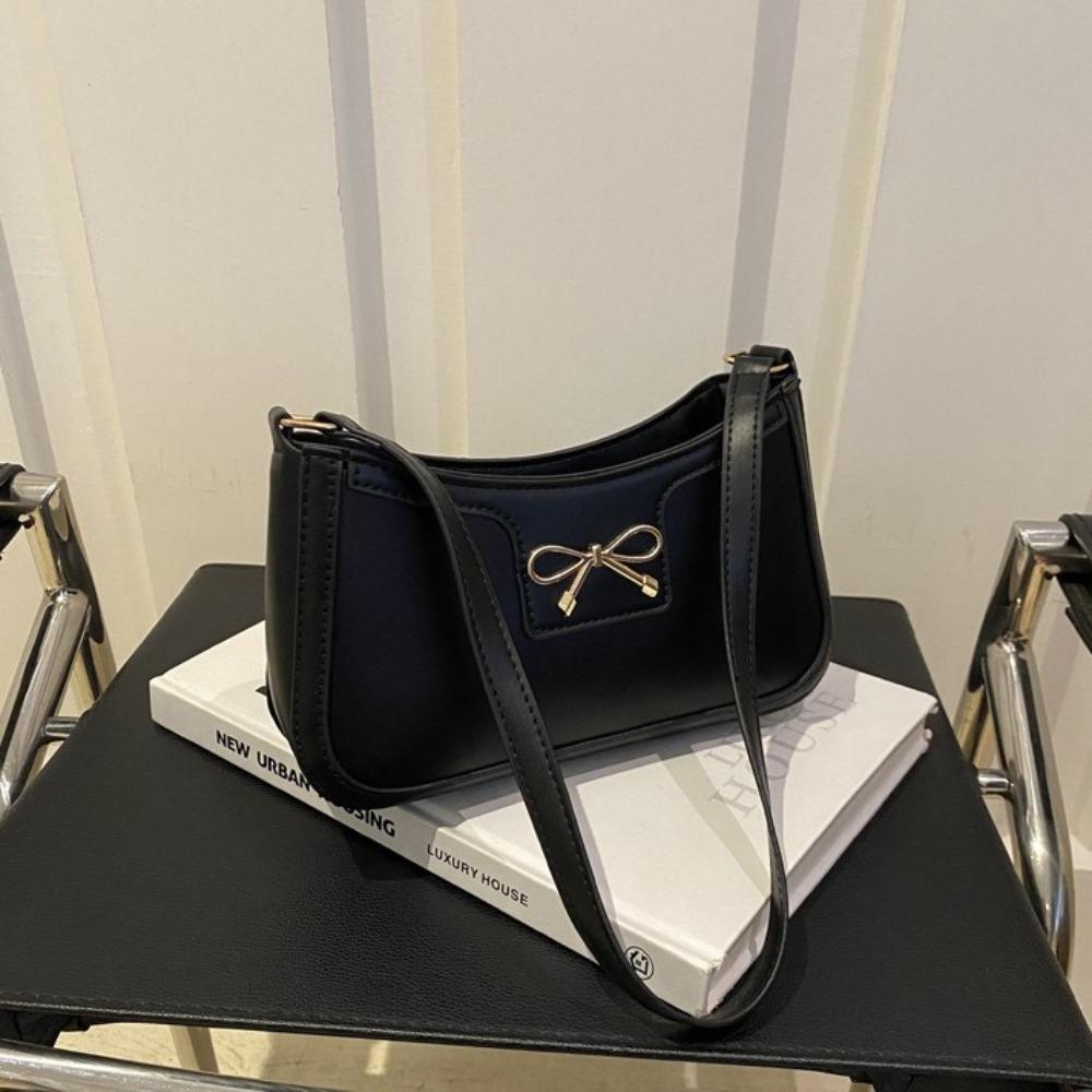 Сумка через плечо с бантом на молнии из искусственной кожи для женщин, роскошная сумка через плечо с бантом для девочек