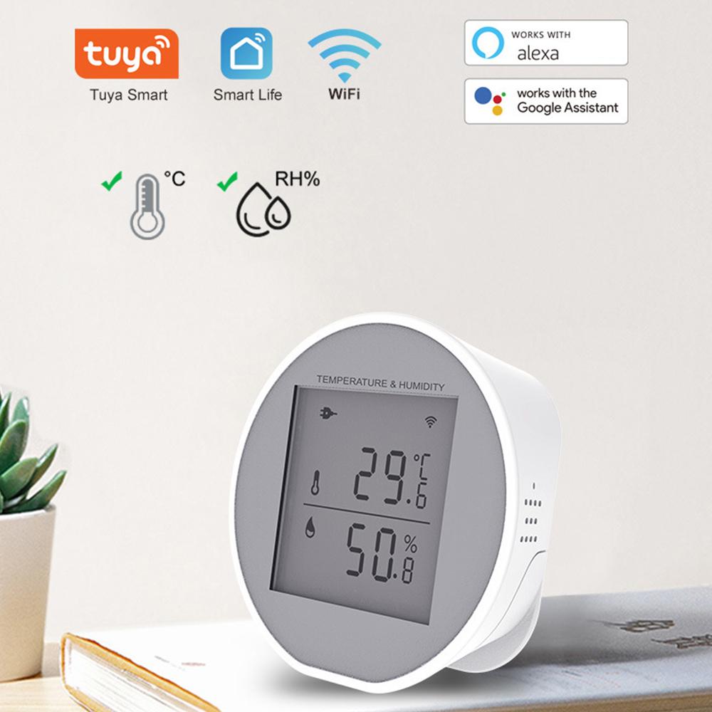 USB Battery Powered WiFi Temperature Humidity Sensor with Instant App Alerts