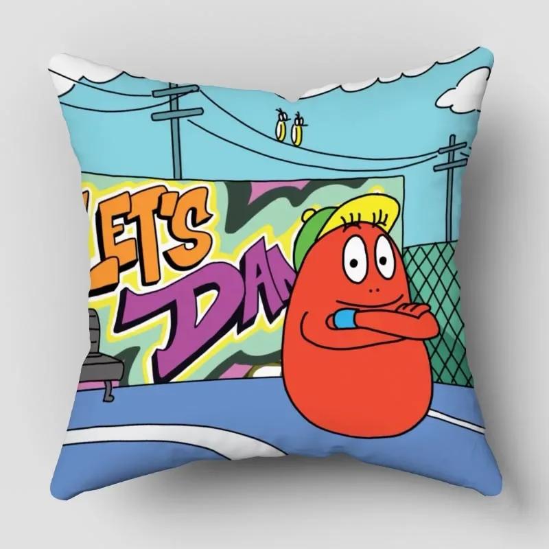 Наволочки Барбапапа Животные Снеговик Принт Наволочка Декоративная Зимняя Праздничная Вечеринка для Дивана