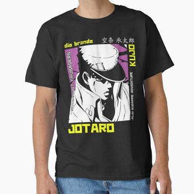 Неразрушимая алмазная часть JoJo's Bizarre Adventure Аниме Подарок футболка Манга JJBA Графическая одежда Одежда Y2K Все размеры Топы