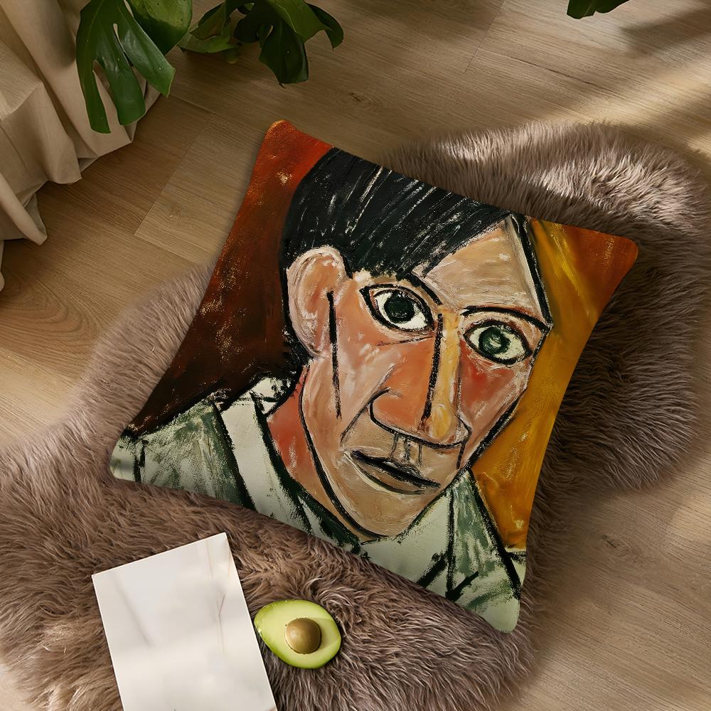 Art Pablo Picasso Cubism Abstract For Bedroom Car Coffee Shop Room Soft And Living Room Sofa Decorative Pillow Cover Case