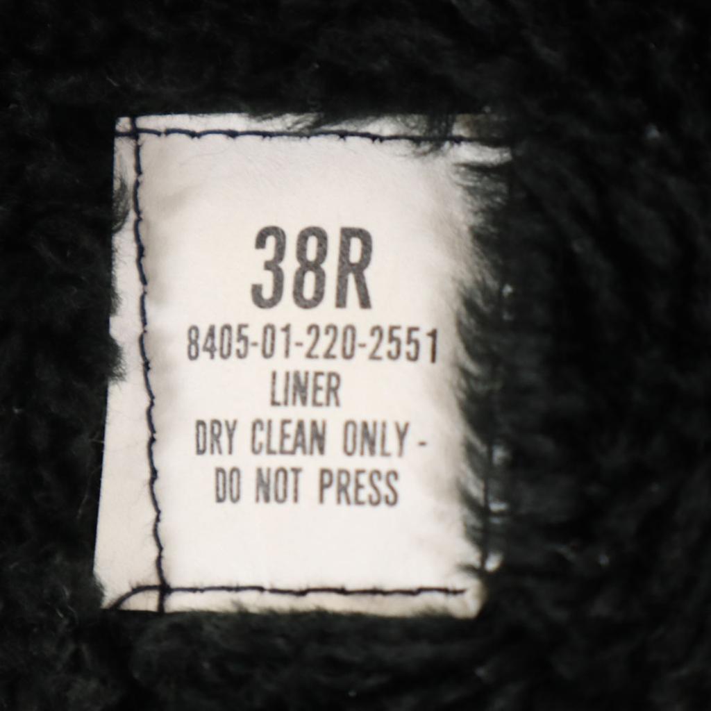 ВИНТАЖНОЕ ПАЛЬТО АРМИИ США 80-х годов DLA Всепогодное 38R Серия Black С подкладкой Мужское Б/У