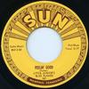 7-дюймовая пластинка LITTLE JUNIOR'S BLUE FLAMES - Feelin' Good / Fussin' And Fightin' SUN187 Sun UK 1953 Великобритания Блюз