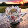 Home Decor Items Positive Energy Fengshui Crystal Lotus Flower