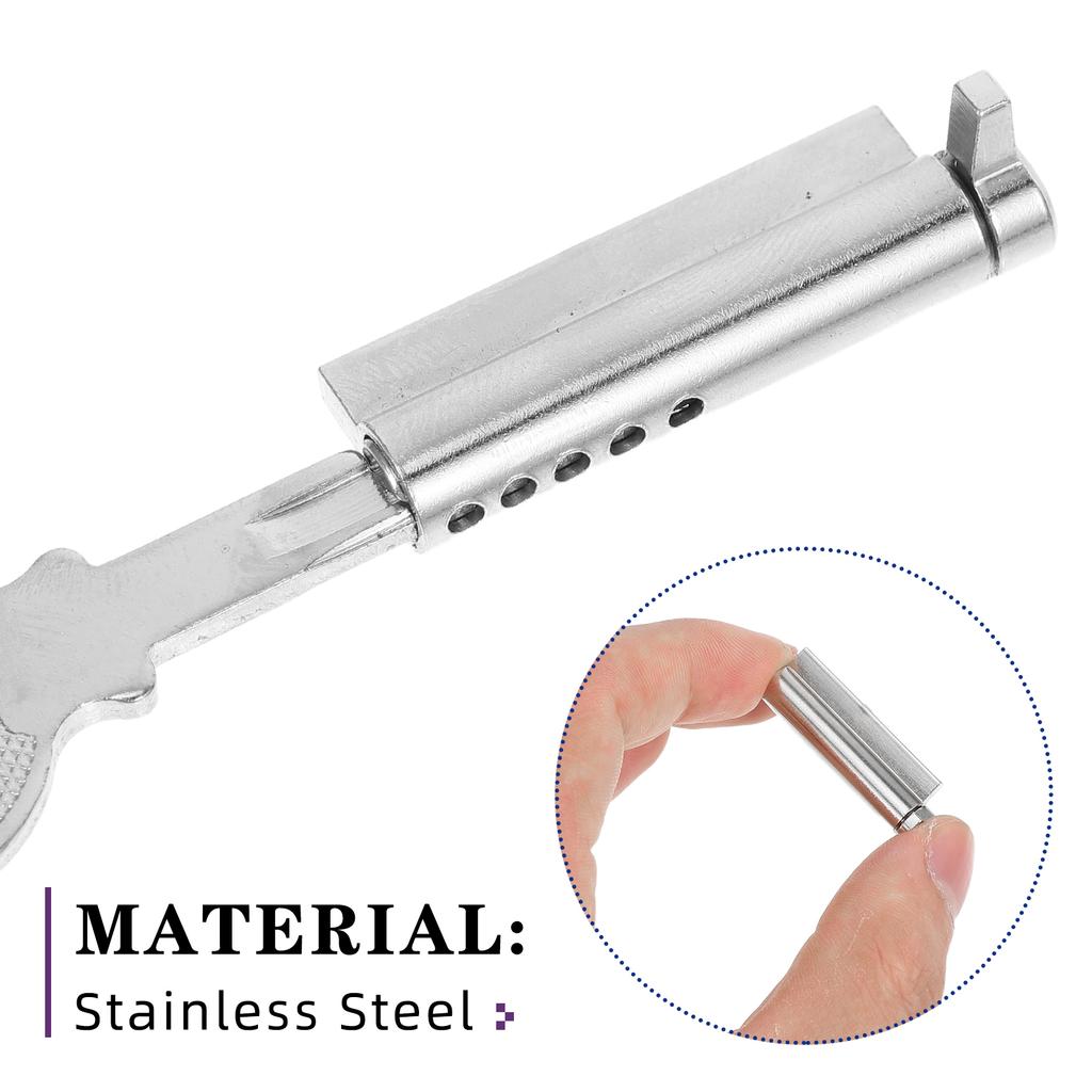 35 мм Ключ для холодильника Прочный замок на дверь морозильной камеры Для стеклянных витрин-холодильников Цилиндр замка для холодильника Противоугонный