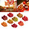 50 шт. искусственный шелк кленовый лист осенние искусственные листья гирлянда кленовые листья лоза День благодарения Хэллоуин свадьба вечеринка декор
