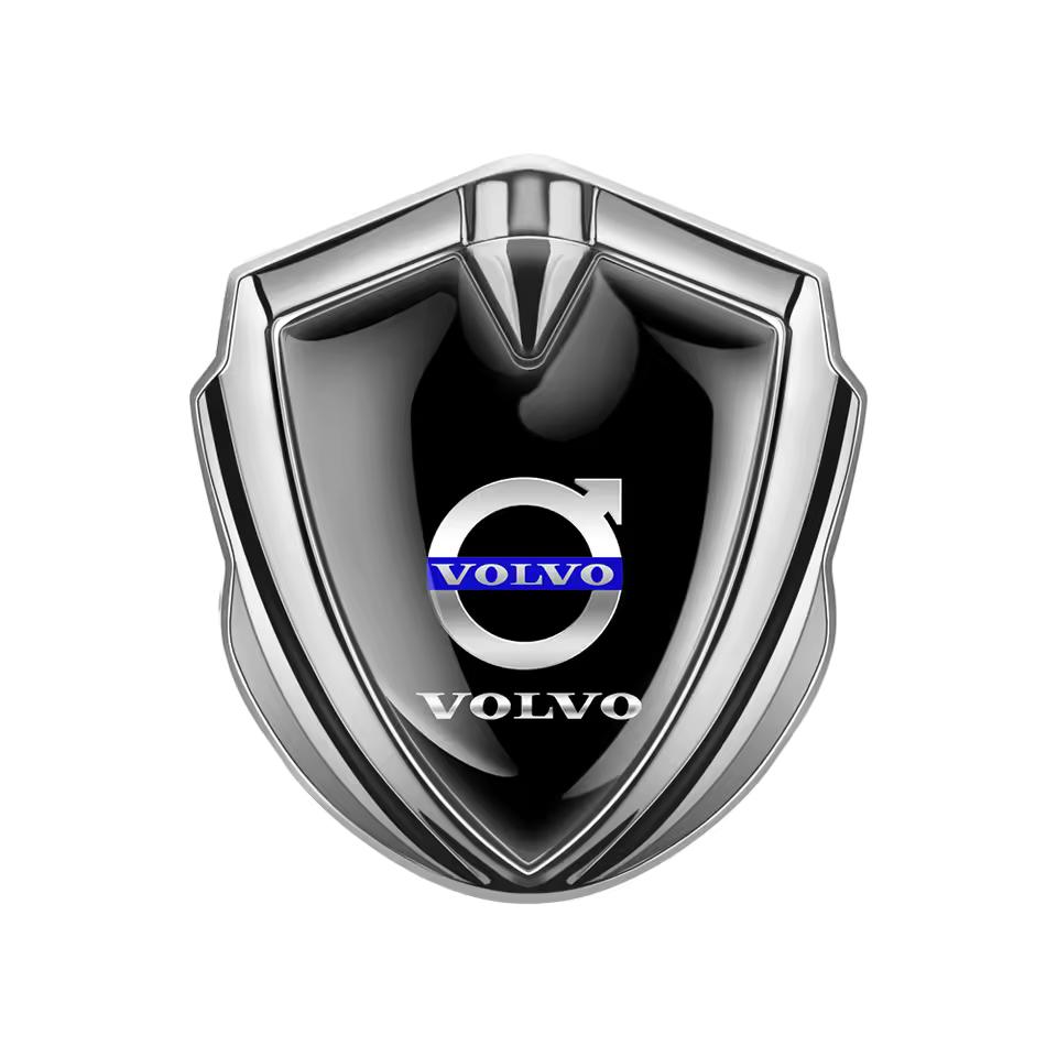 3D Metal Shield Volvo Car Emblem Sticker, Fender Trunk Body Decorative Badge Decal for Volvo XC60 XC90 S60 S90 Auto Accessories