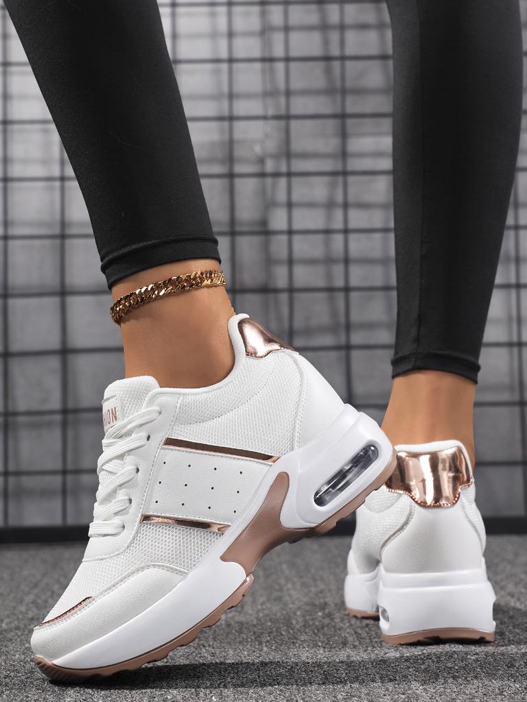 Женские повседневные кроссовки на шнуровке - Легкая обувь для ходьбы