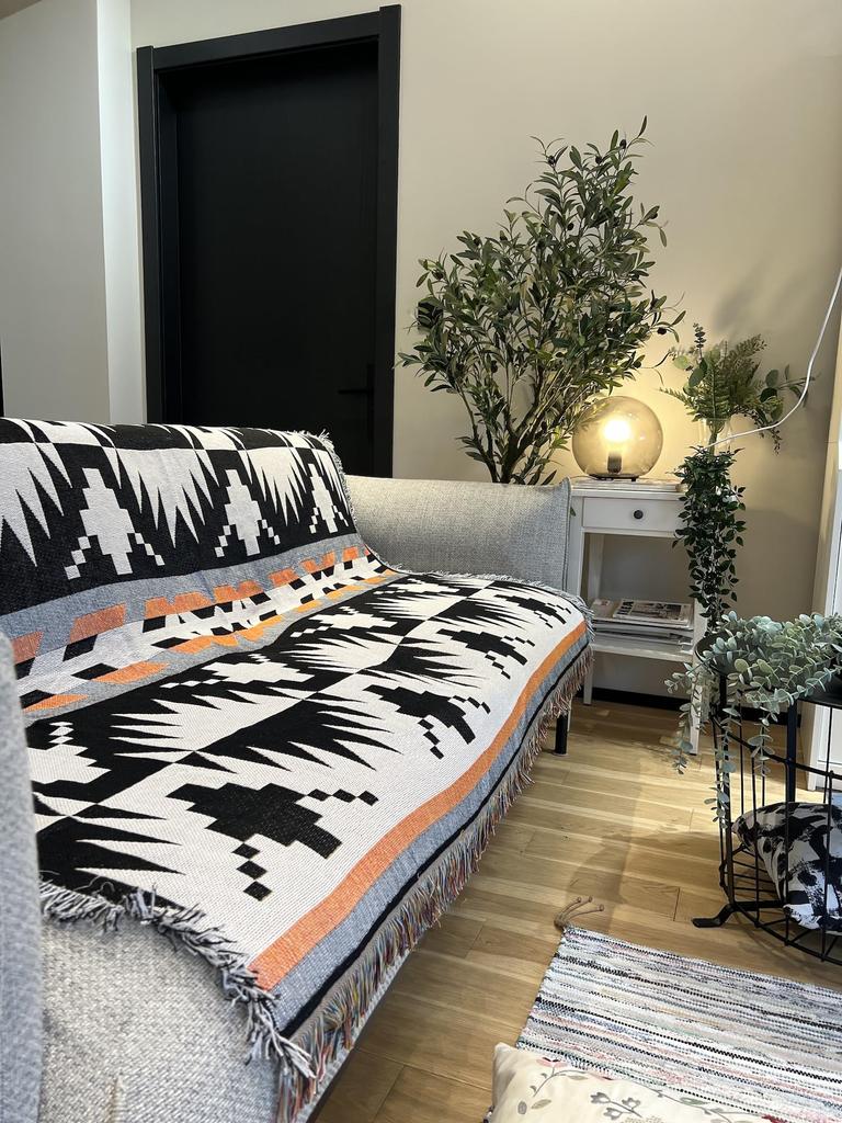 Peel Forest West Coast Ortega Pattern Rug, Camping Blanket, Outdoor Towel Blanket, Mexican Rug, 130x160cm