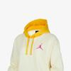 Jordan Flight Color Block Hooded Pullover Long Sleeve Fleece American Sweatshirt Women Sweatshirt Off-White FB7657-113