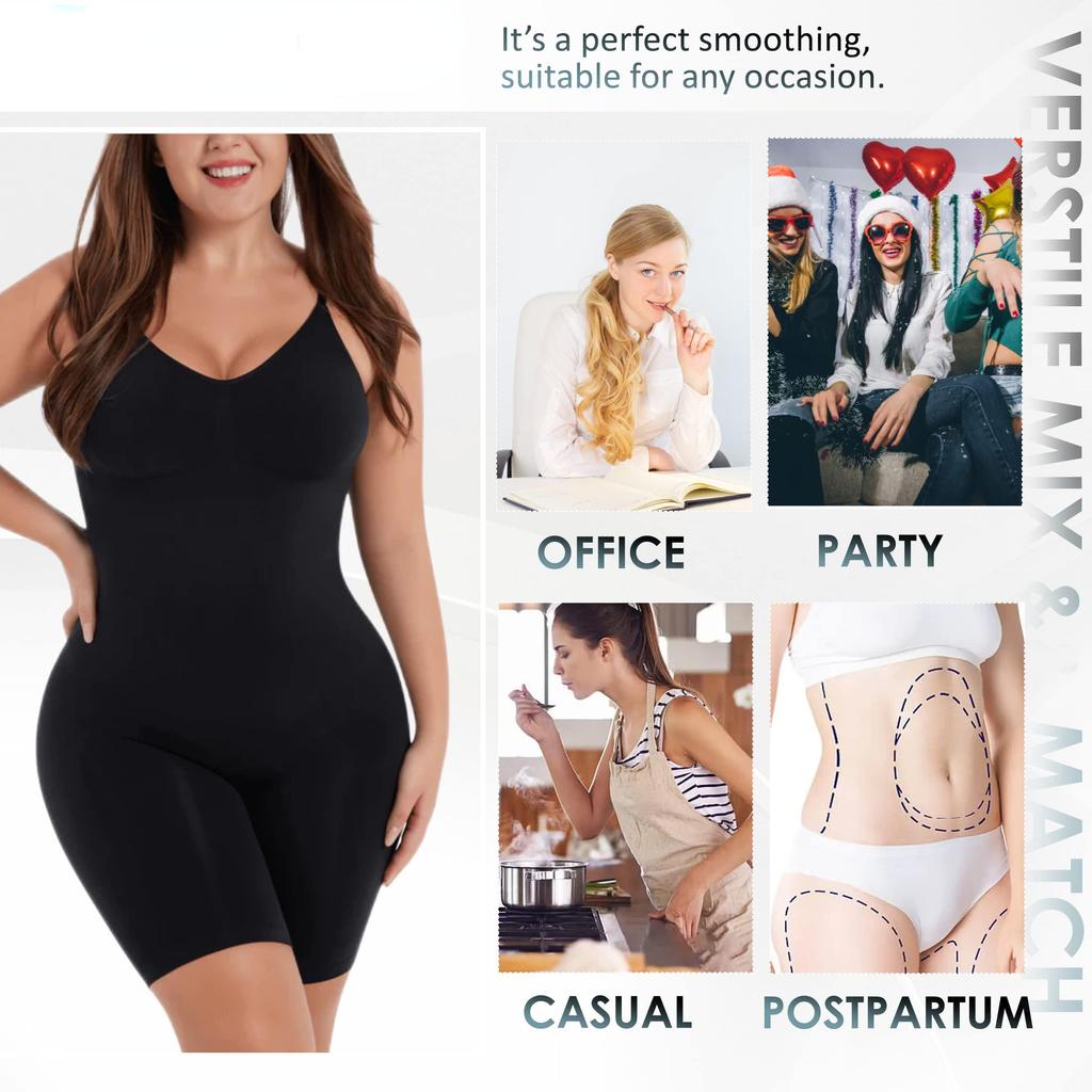 Женское Корректирующее белье для живота Боди Сексуальные V-образным вырезом с низкой спиной U-образным вырезом Купальники Майки Тренер для талии Формирователь всего тела для похудения Нижнее белье Комбинезоны