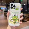 Cute Keroes Keroppies Phone Case for iPhone 17 Air 16 15 14 Plus 13 12 11 Pro Max X Xs XR 8 e Soft TPU Transparent Cover
