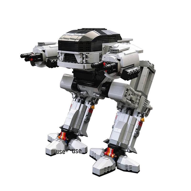 ED-209 Villain Robot Building Block Model Toy