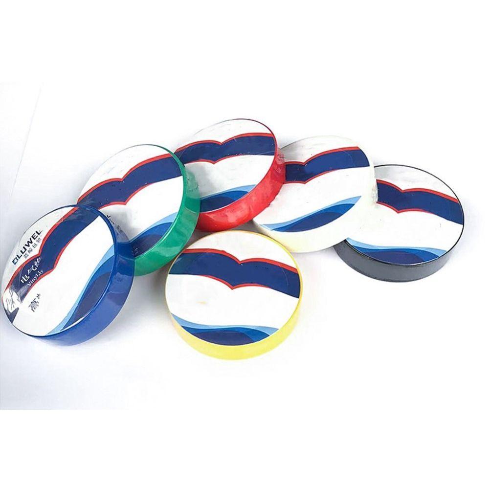 Многоцветная изоляционная лента из ПВХ 0,7 дюйма x 33 фута, огнестойкая лента для электрических проводов, изоляционная лента