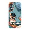 Чехол для телефона «Летающий астронавт» для Samsung Galaxy A54 A34 A24 A14 A04 A73 A53 A33 A23 A13 A72 A52 A32 4G 5G Пленка Жесткая крышка