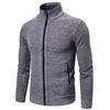 Mens Winter Turtleneck Zipper Long Sleeve Knitted Sweater Top Outwear Coat