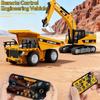 Нетоксичный 1: 64 Hengguan Новая серия Мини-строительной техники Машинка на радиоуправлении Сплав Самосвал Экскаватор Тягач Машинка на радиоуправлении Игрушка