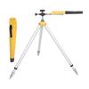 TP-MP Aluminum Prismatic Pole Tripod with Clamp for Total Station Surveying, Adjustable Height 24.4"-34.6", for Survey Poles, Rover Rods, GPS Poles, a