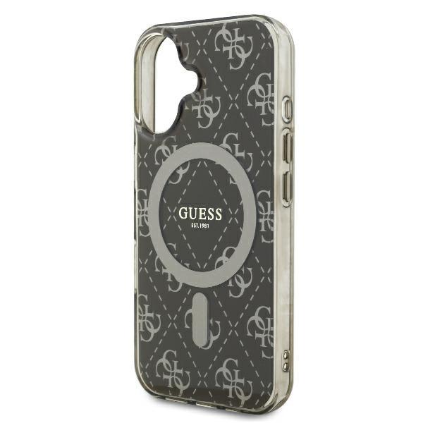 Guess Guhmp16Mh4Dtew Iphone 16 Plus6.7 Brązowy/Brown Hardcase Iml 4G Background Magsafe