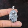 Shungite Rough Pendant 925 Sterling Silver Pendant Handmade Jewelry Designer Pendant Natural Gemstone Jewelry Gift For Mom Brand New Pendant