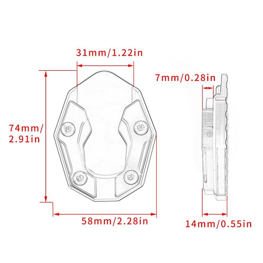 Легко установить Мотоциклетная боковая подставка Универсальная подставка для велосипеда Удлинитель Дома