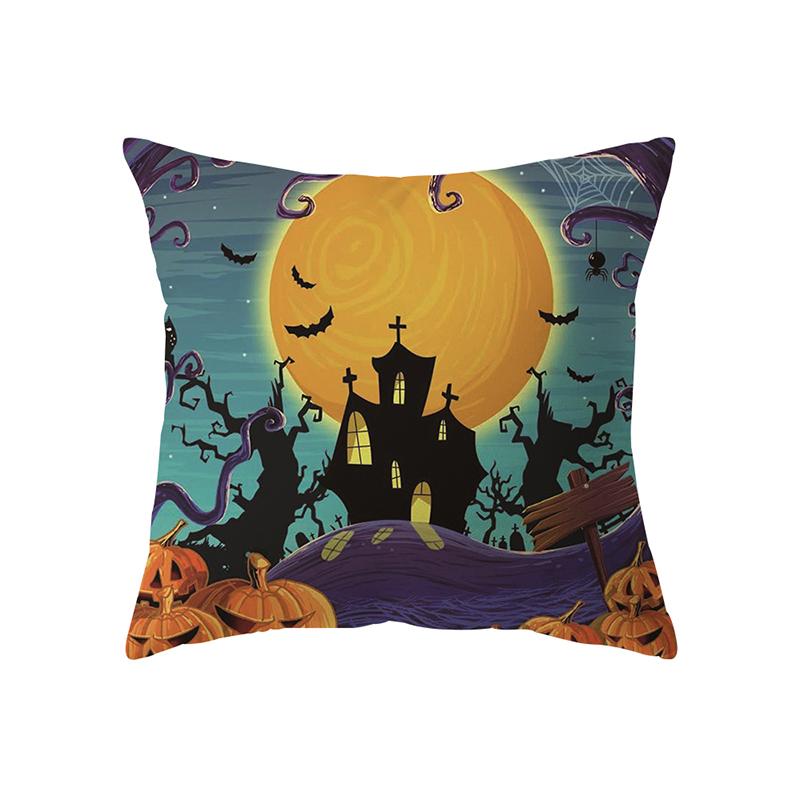 Pumpkin Collection Halloween Theme Pillow Cover Sofa Cushion  Holiday Gift Party Decoration Home Decor