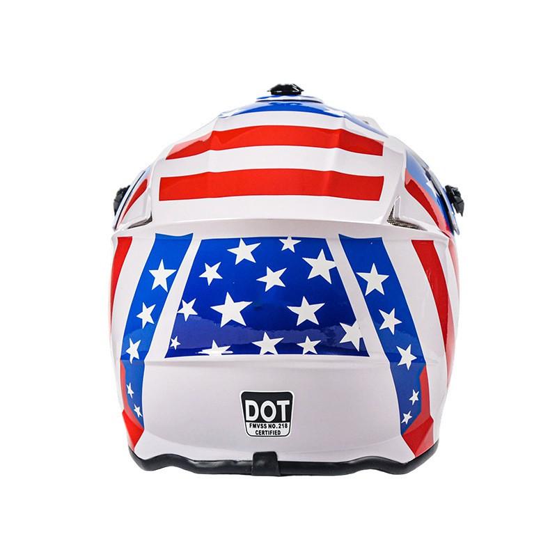 DOT Certified Full Face Kids Off-Road Bicycle Helmet Mountain Bike Riding Safety Gear
