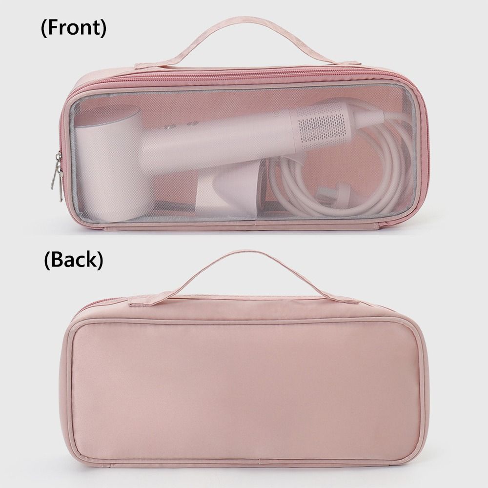 Waterproof Hair Dryer Bag Solid Color Carrying Case Portable Storage Bag  For Airwrap Styler