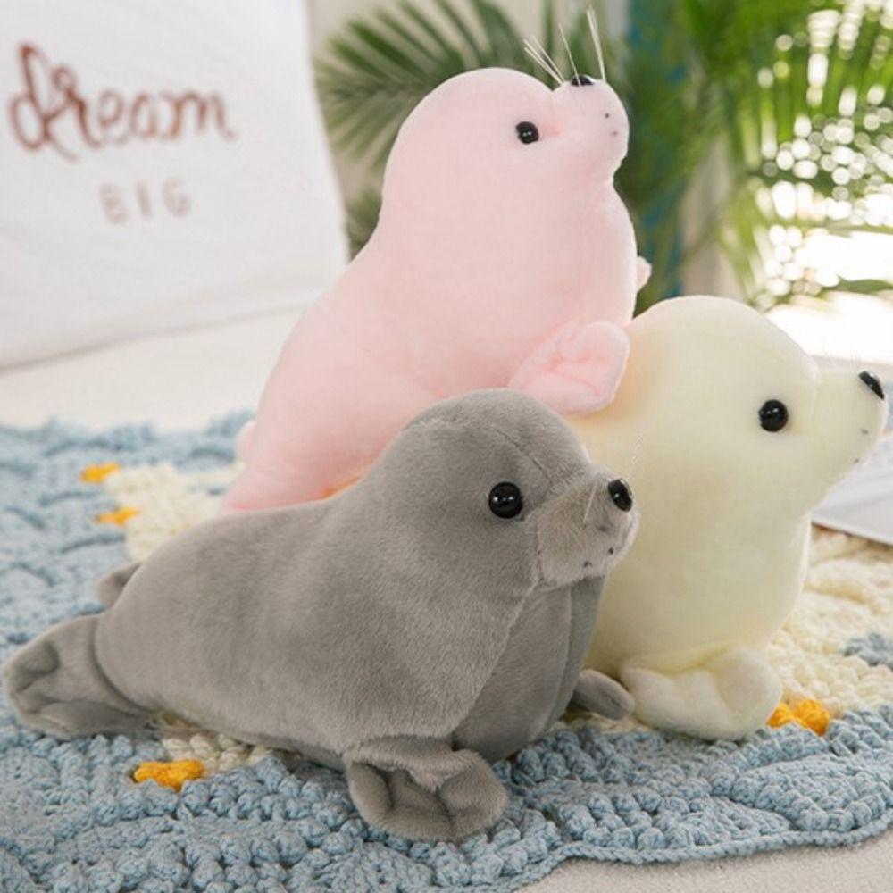 Animal Pillow Seal Plush Stuffed Toy Soft Sea Lion Plushie Fashion Sea Dog Doll Aquarium