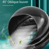Rainproof Windproof Exhaust Wind Deflector Black Bathroom Vent Hood  Bathroom Fan Vent