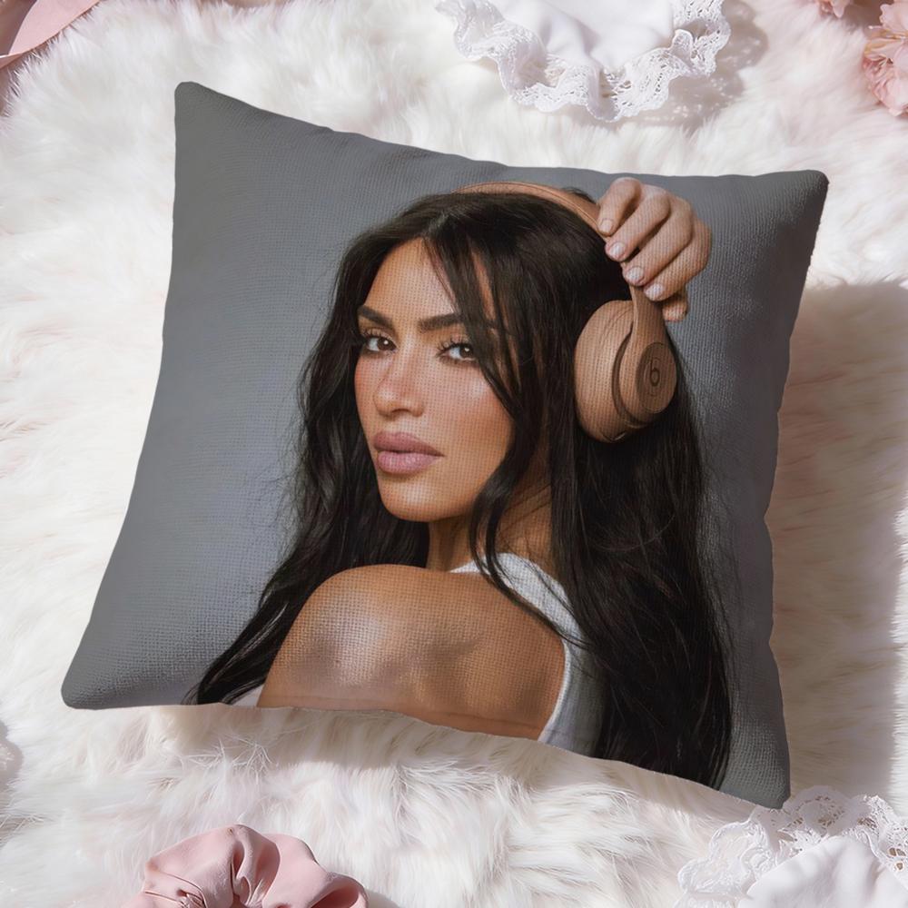 K-Kim K-KardashianS Чехол для подушки Премиум Комфорт Двусторонний Чехол для Подушки - Дизайн Два в Одном для Любой Комнаты и Салона Автомобиля