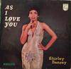 7-дюймовая пластинка SHIRLEY BASSEY As I Love You BBE12212 Philips 1958 UK Поп Б/у