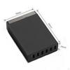 Настольная Портативная Зарядная Станция с 6 USB-портами Адаптер Питания