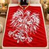 Flannel BlanketPoland Warm Soft Throw Blanket for Indoor Sofa Bed Living Room Use