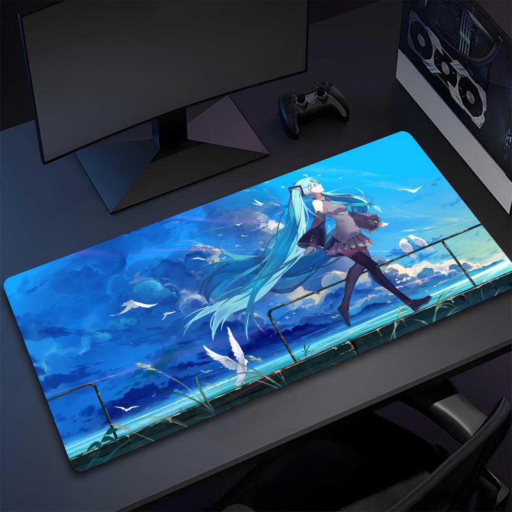 H-Hatsune Cute M-Mikus Mouse Pad High Quality Natural Rubber Mouse Pad The Most Professional Washable Laptop Mouse Pad