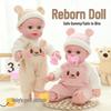 30cm Reborn Baby Girl Doll - Soft Vinyl Soothing Toy for Children