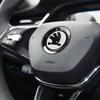 2025 Hot ABS Car Steering Wheel Sticker Badge Decoration Accessories For Skoda Superb Octavia Rapid Kodiaq Kamiq Karoq Fabia VRS