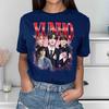Рубашка Yunho Ateez Винтажная 90-х Ретро, Графическая рубашка Kpop, Рубашка Ateez Мировой тур 2026 в вашей фантазии, Рубашка Ateez Golden Hour, Рубашка Ateez
