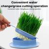 Mint Cat Grass Pot Soilless Hydroponic Lazy Cat Grass Planting Box Catnip Promote Digestion Cat Snacks Planting Container Tools