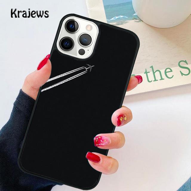 Мягкий чехол-обложка для телефона с изображением самолета для iPhone 17 Air 16 15 14 13 12 Max Для Apple 11 Pro Max Plus