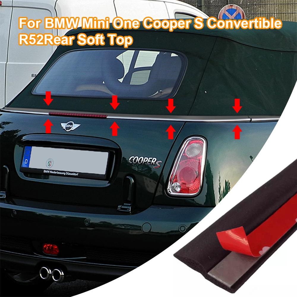 Для BMW Mini One Cooper S Кабриолет R52 Задний Мягкий Верх Крыши Уплотнитель Погоды Ремонт Автомобиля Внешние Аксессуары Декоративные Наклейки