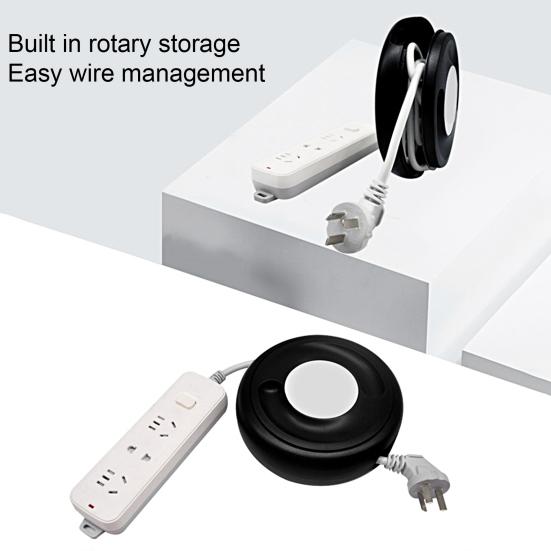 Многоразовый пыленепроницаемый многоцелевой вращающийся органайзер для кабелей широкого применения, предотвращающий спутывание, из АБС-пластика, многофункциональная катушка для шнура питания
