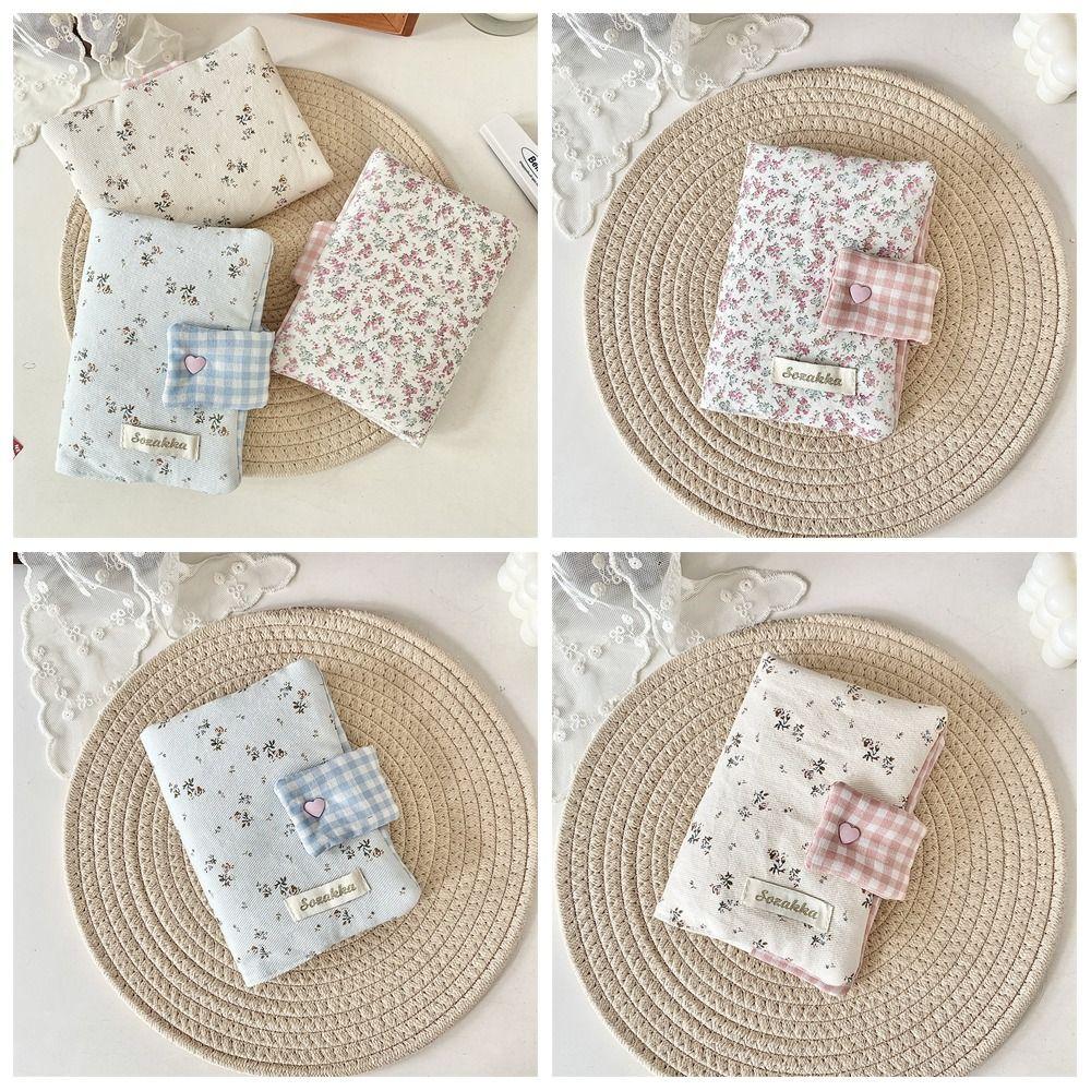 Multipurpose Floral Print Diary Book Detachable Diary Diary Protective Cover  Student