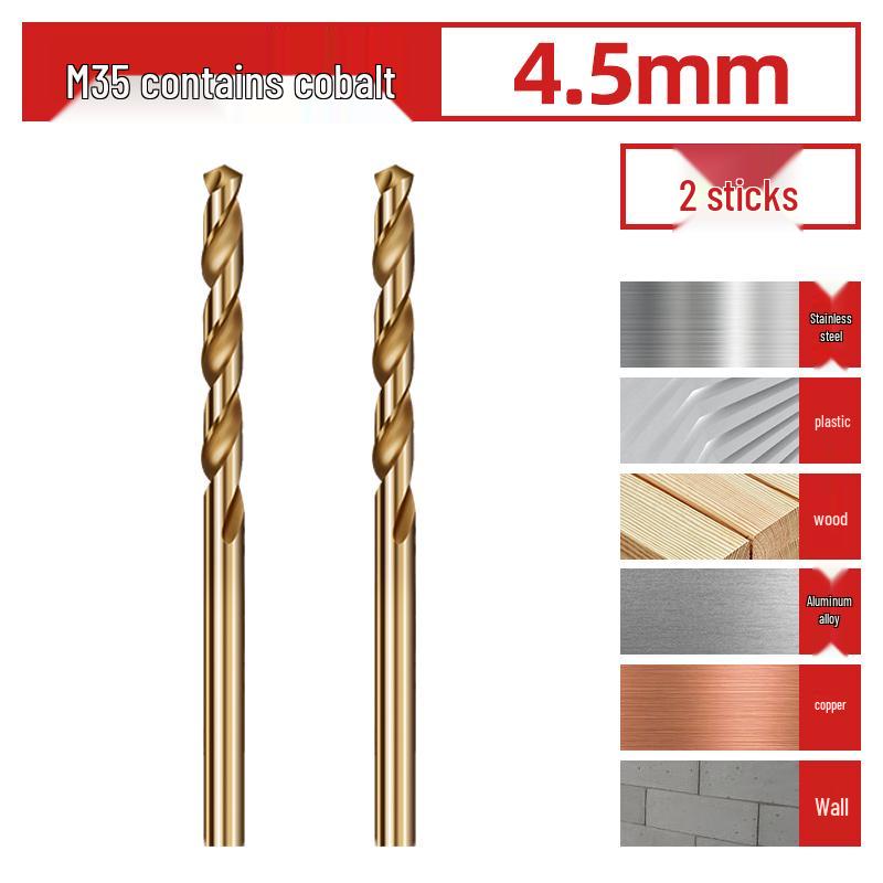 Спиральное сверло из высокотвердой нержавеющей стали 304 с кобальтовым покрытием